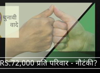 कांग्रेस के चुनावी वादे - हवा हो गए?