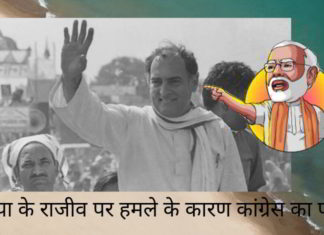 भाजपा के राजीव पर हमले के कारण कांग्रेस का पाखंड