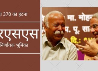 धारा 370 का हटना - आरएसएस की निर्णायक भूमिका