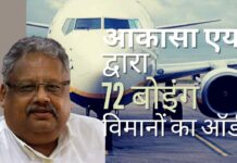 अरबपति निवेशक राकेश झुनझुनवाला समर्थित एयरलाइन अकासा ने बोइंग 737 मैक्स को चुना है