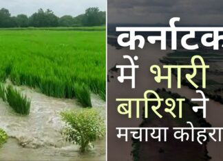 कर्नाटक में भारी बारिश ने मचाया कोहराम