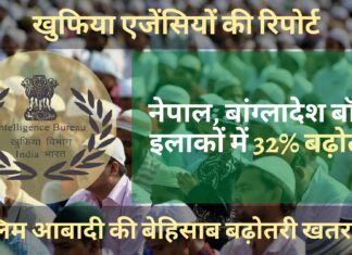 मुस्लिम आबादी की बेहिसाब बढ़ोतरी सुरक्षा के लिए खतरा