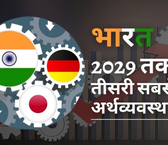 भारत 2029 तक दुनिया की तीसरी सबसे बड़ी अर्थव्यवस्था बनने के लिए तैयार