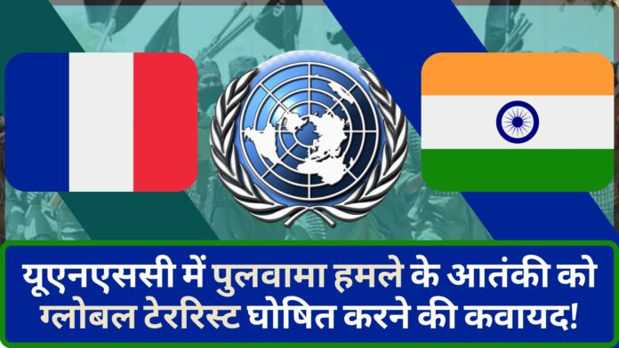पुलवामा हमले के आतंकी को ग्लोबल टेररिस्ट घोषित करने के लिए भारत और फ्रांस यूएनएससी में आये एक साथ!