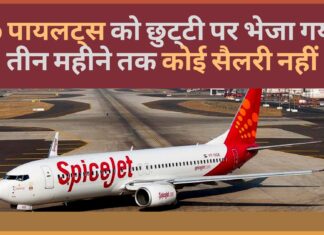 स्पाइसजेट ने 80 पायलट्स को छुट्‌टी पर भेजा; तीन महीने तक कोई सैलरी नहीं मिलेगी