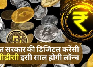 डिजिटल करेंसी की दिशा में बढ़ते कदम, इसी साल पायलट प्रोजेक्ट के तहत होगी लॉन्च! भारत सरकार की डिजिटल करेंसी सीबीडीसी इसी साल होगी लॉन्च