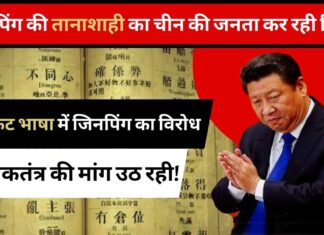 चीन के नागरिक सीक्रेट भाषा में कर रहे सरकार का विरोध; लोकतंत्र की मांग उठ रही! चीन के नागरिक सीक्रेट भाषा में कर रहे सरकार का विरोध